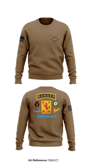 1-113th CAV C-TRP Store 1 Core Men's Crewneck Performance Sweatshirt - FBmUz7
