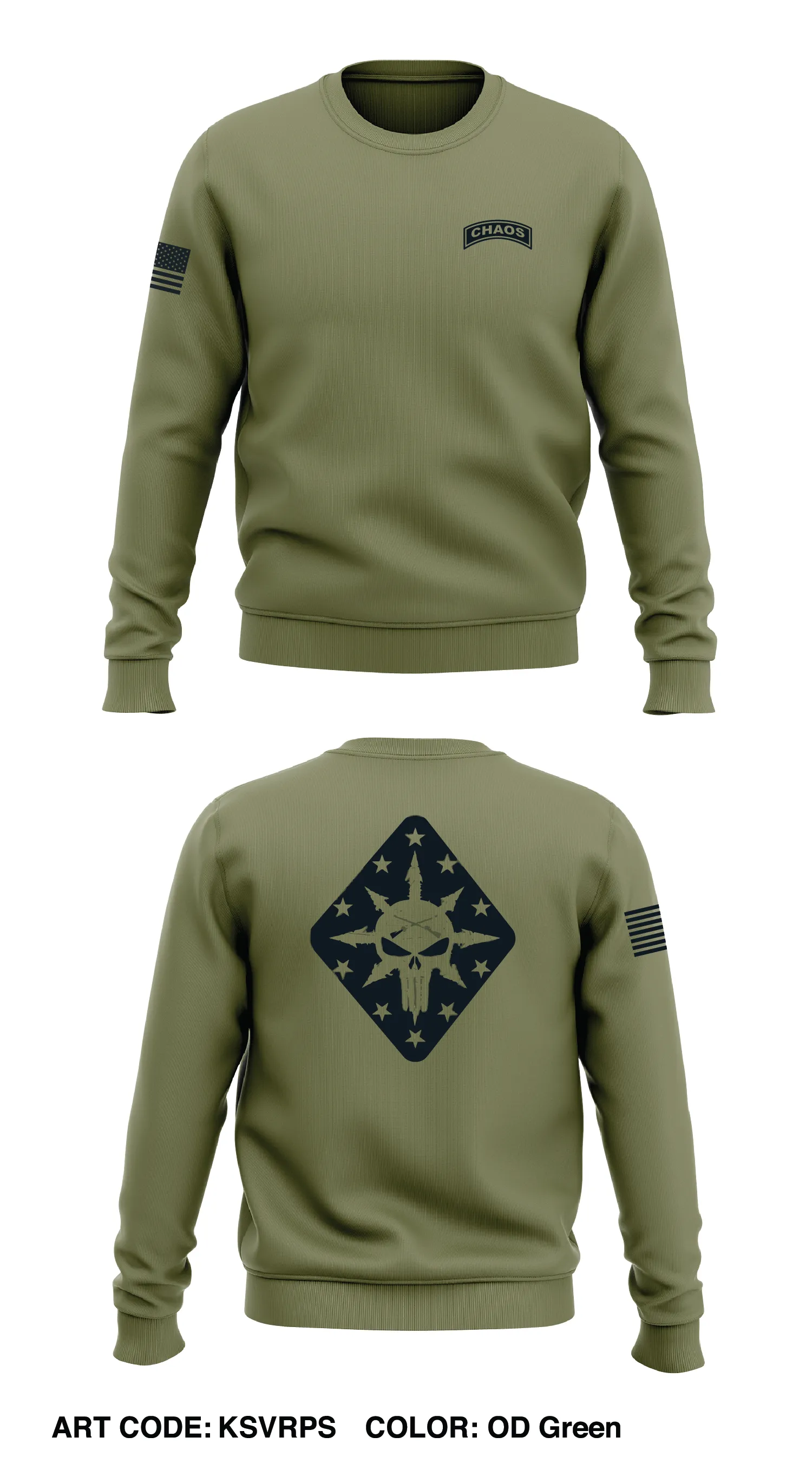 1-635 AR Store 1 Core Men's Crewneck Performance Sweatshirt - KSVRPS