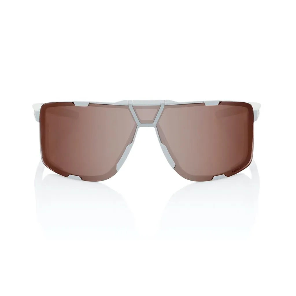 100% Eastcraft - Soft Tact Cool Grey - HiPer Crimson Lens