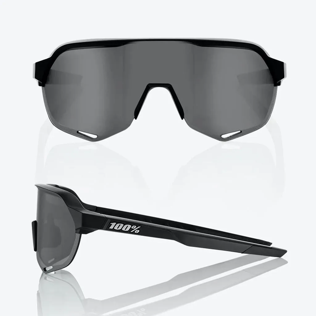 100% S2 - Soft Tact Black - Smoke Lens