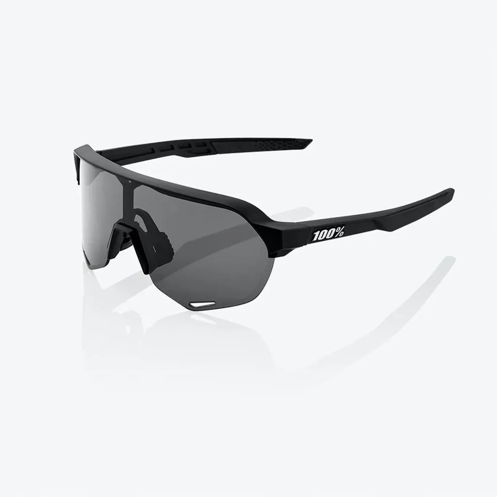 100% S2 - Soft Tact Black - Smoke Lens