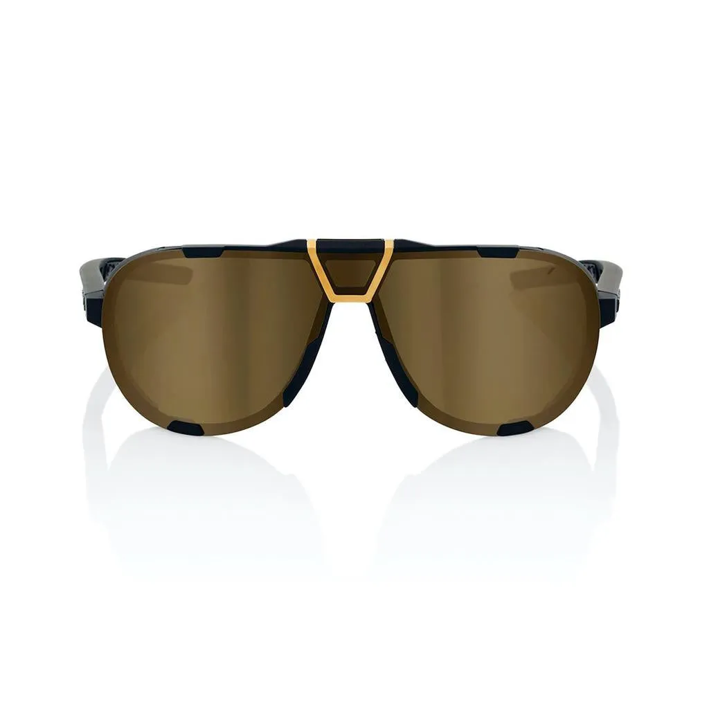 100% Westcraft - Soft Tact Black - Soft Gold Mirror Lens