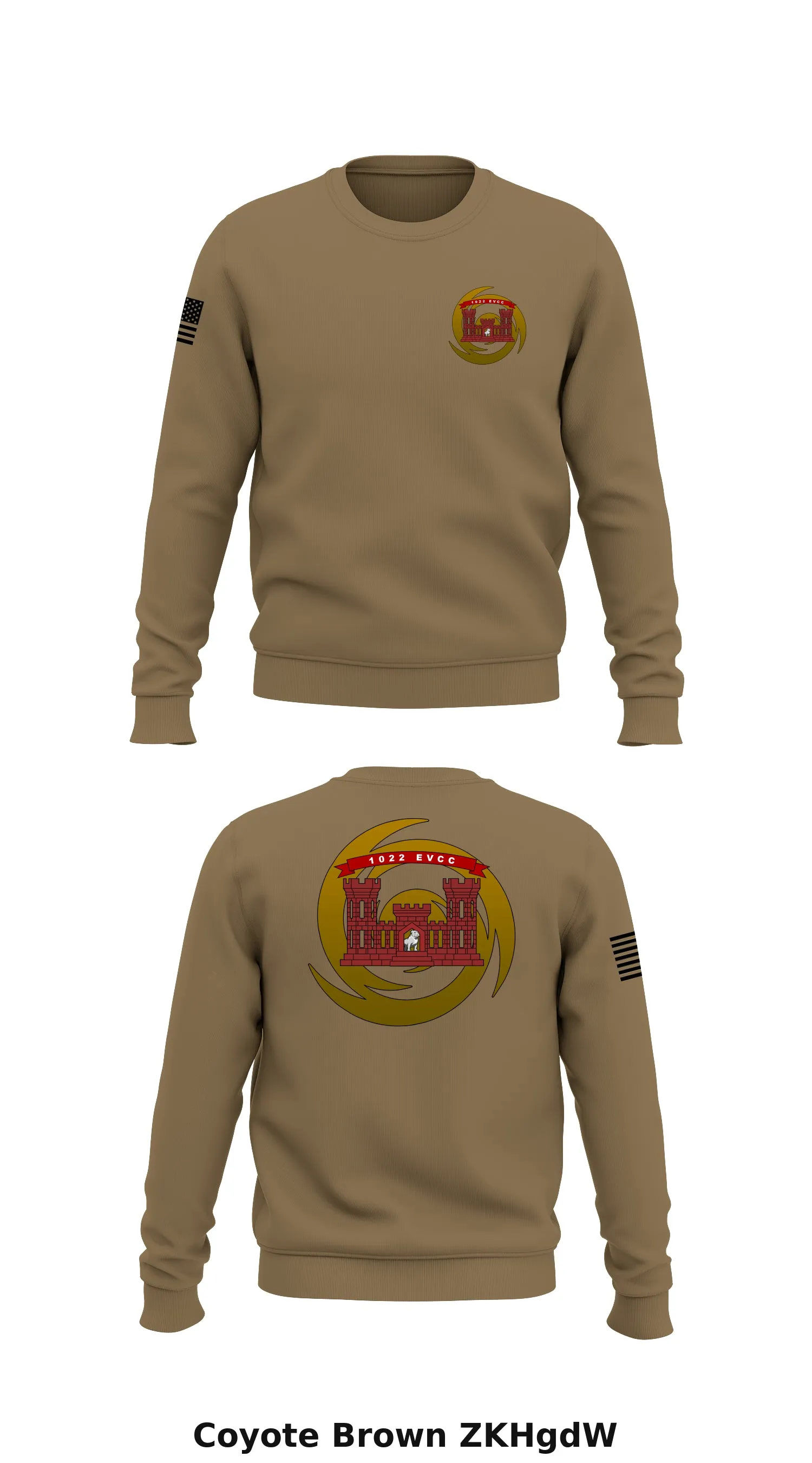 1022 EVCC Store 1 Core Men's Crewneck Performance Sweatshirt - ZKHgdW