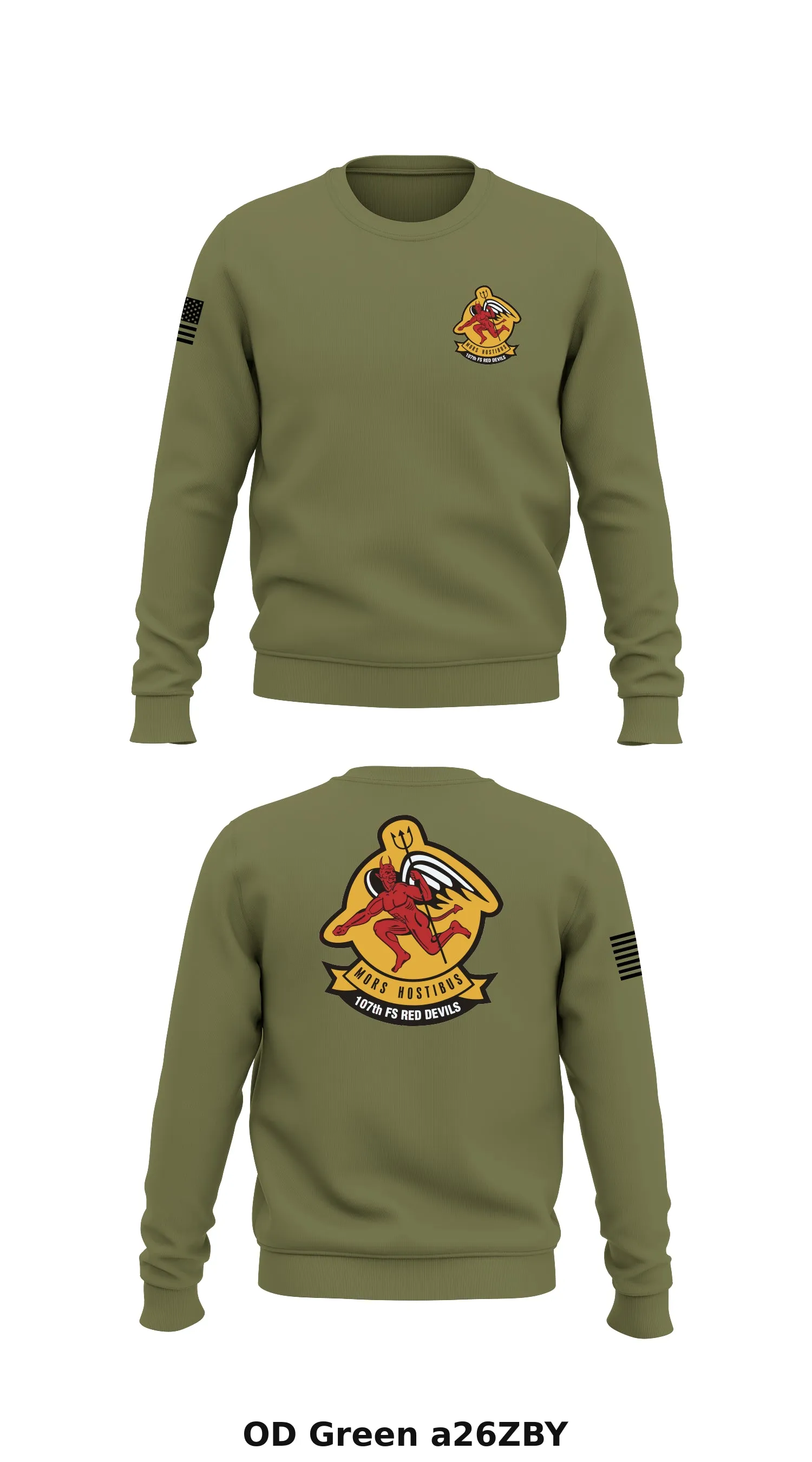 127th OSS Store 1 Core Men's Crewneck Performance Sweatshirt - a26ZBY
