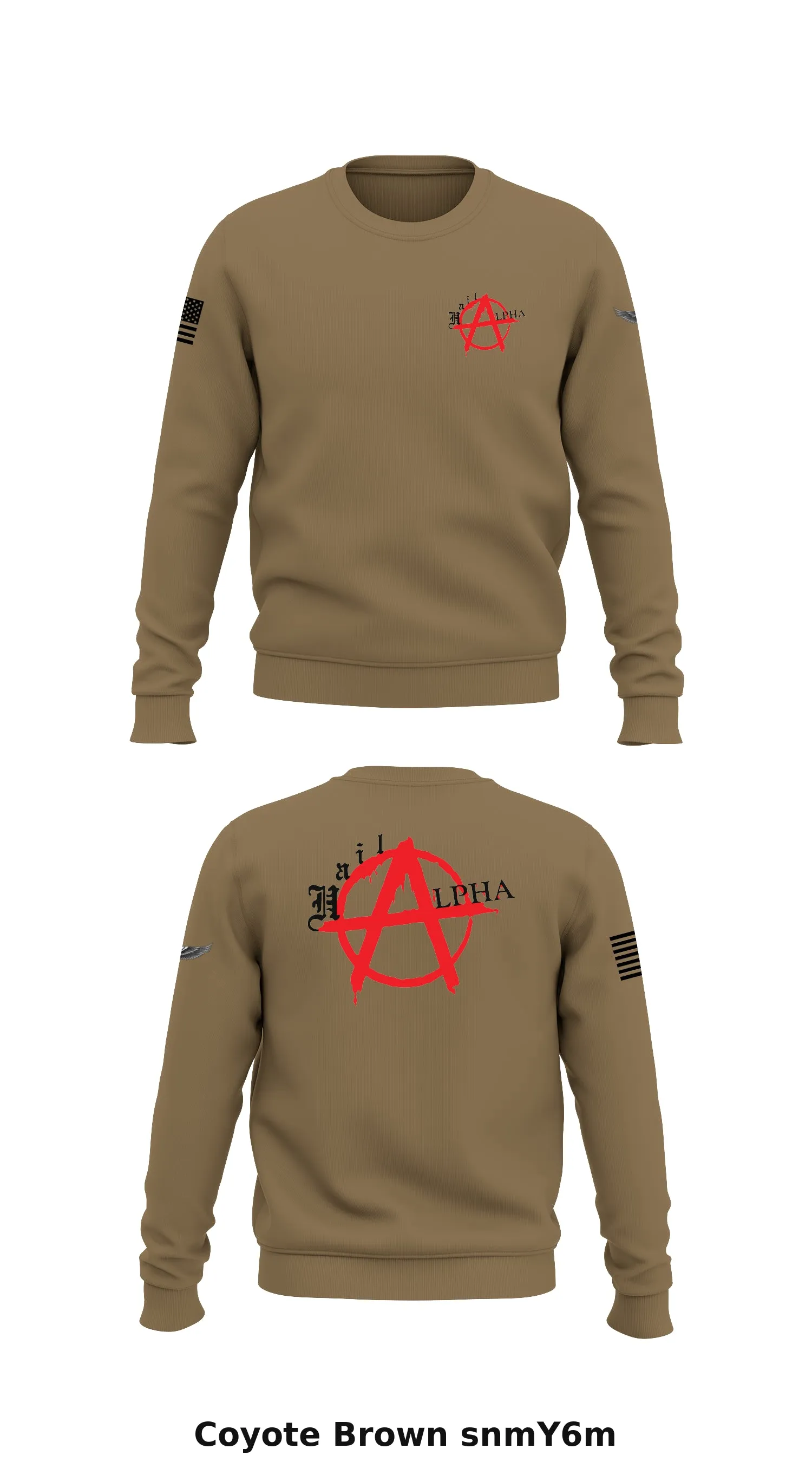 146 ESB, A Co Store 1 Core Men's Crewneck Performance Sweatshirt - snmY6m