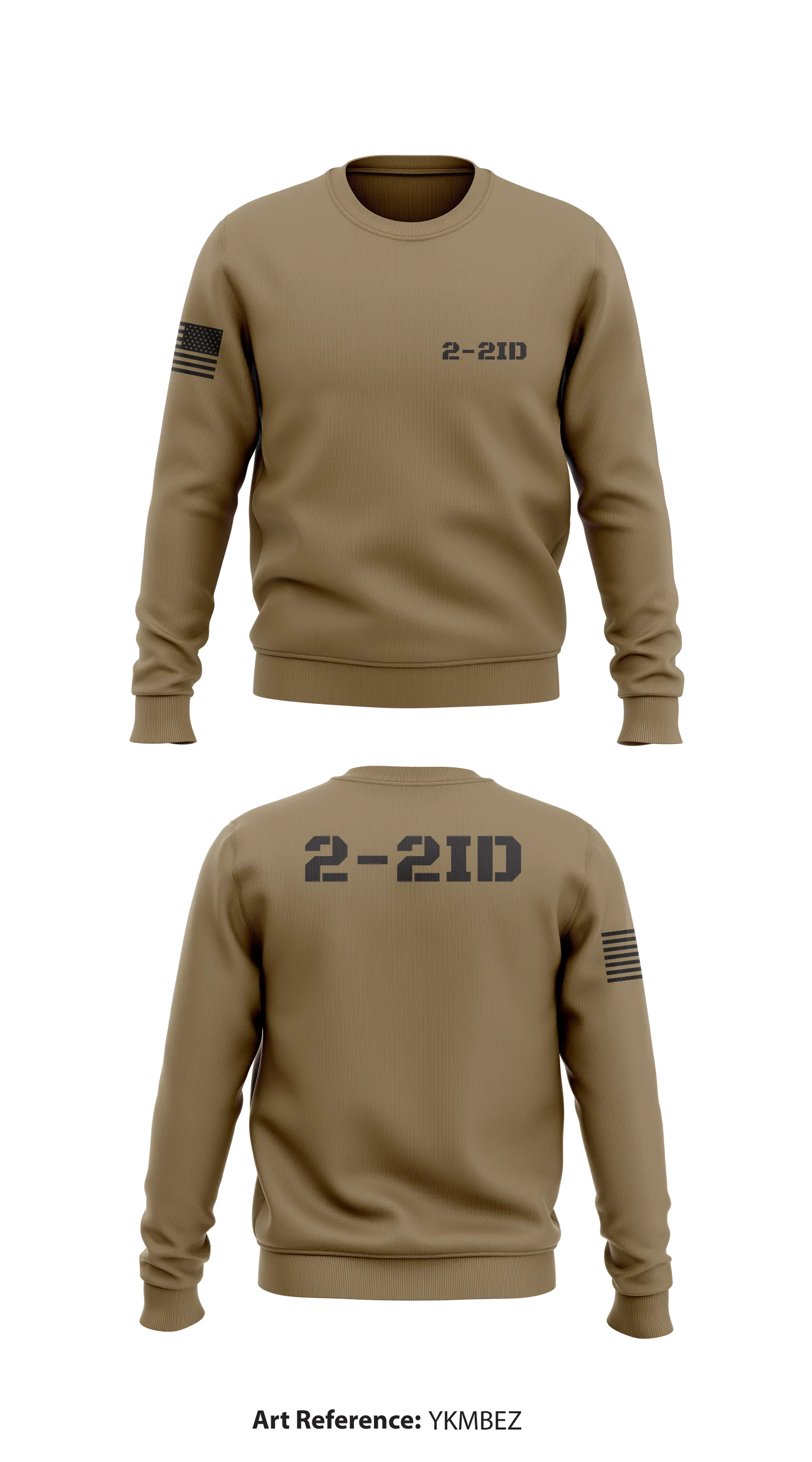 2-2ID Store 1 Core Men's Crewneck Performance Sweatshirt - YkMBEz