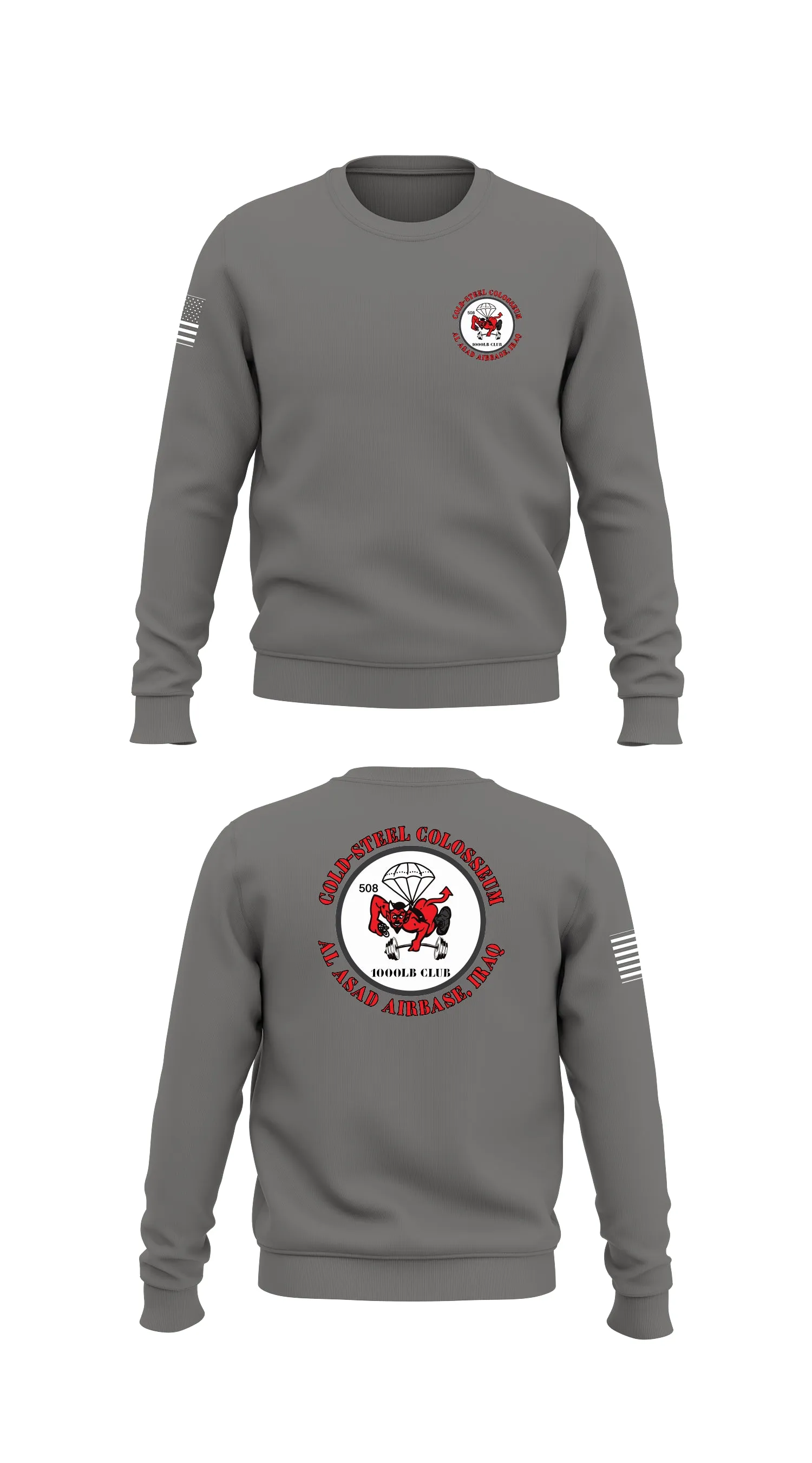 2/508th pir c co store 1 Core Men's Crewneck Performance Sweatshirt - 94770777704