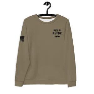 2nd Pl. B Co. 392nd ESB Premium Core Men's Crewneck Performance Sweatshirt - 3S2VaY