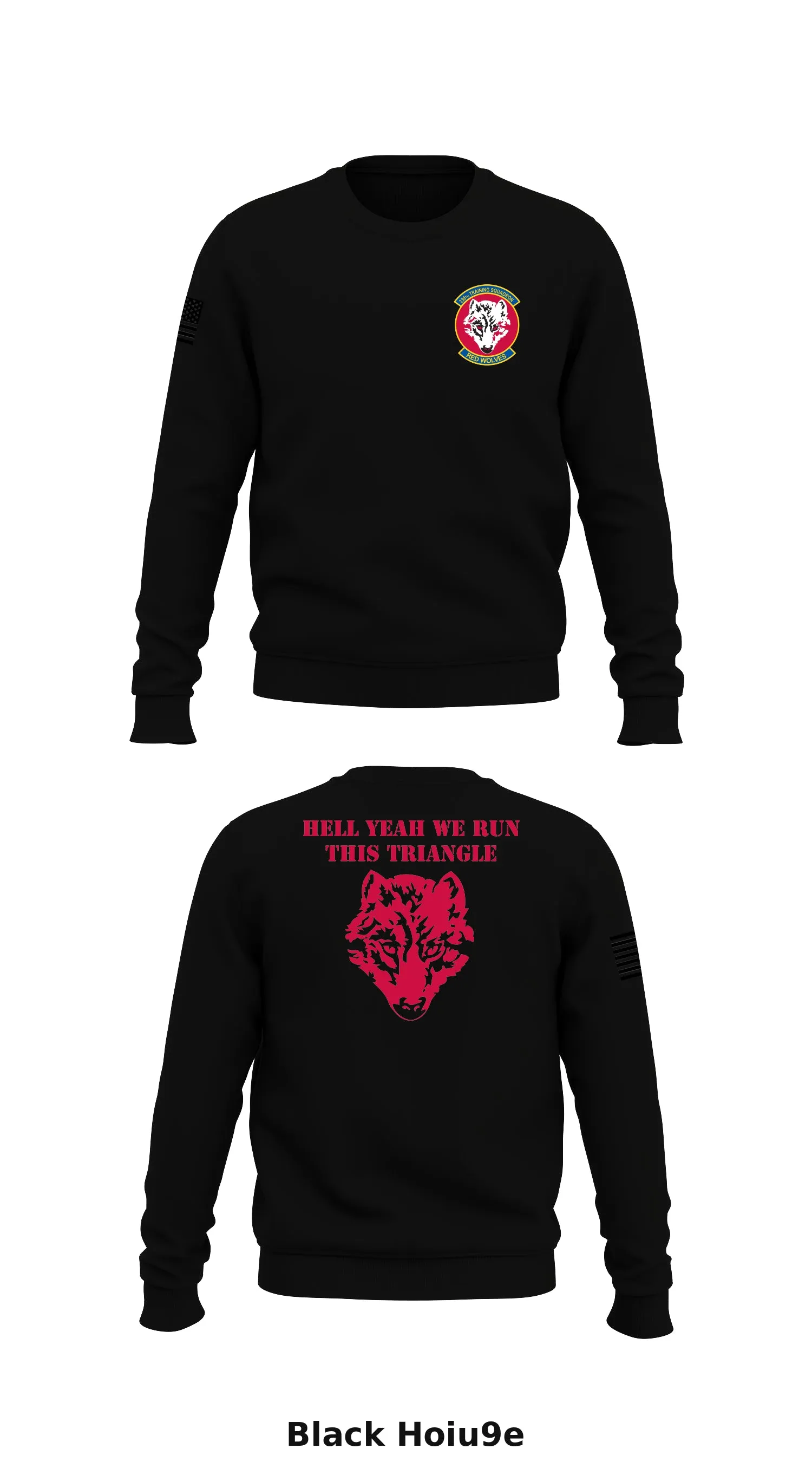 336th red wolves Store 1 Core Men's Crewneck Performance Sweatshirt - Hoiu9e