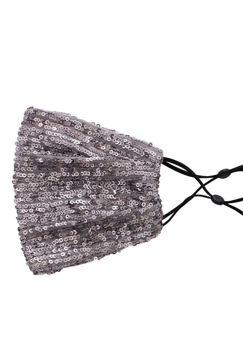 3D Sequin Facemask