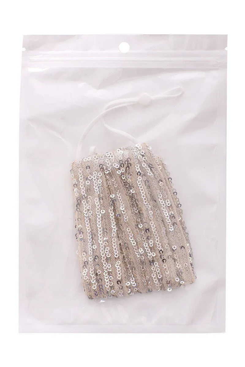 3D Sequin Facemask