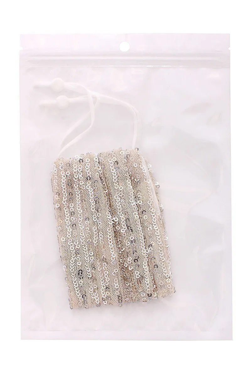 3D Sequin Facemask