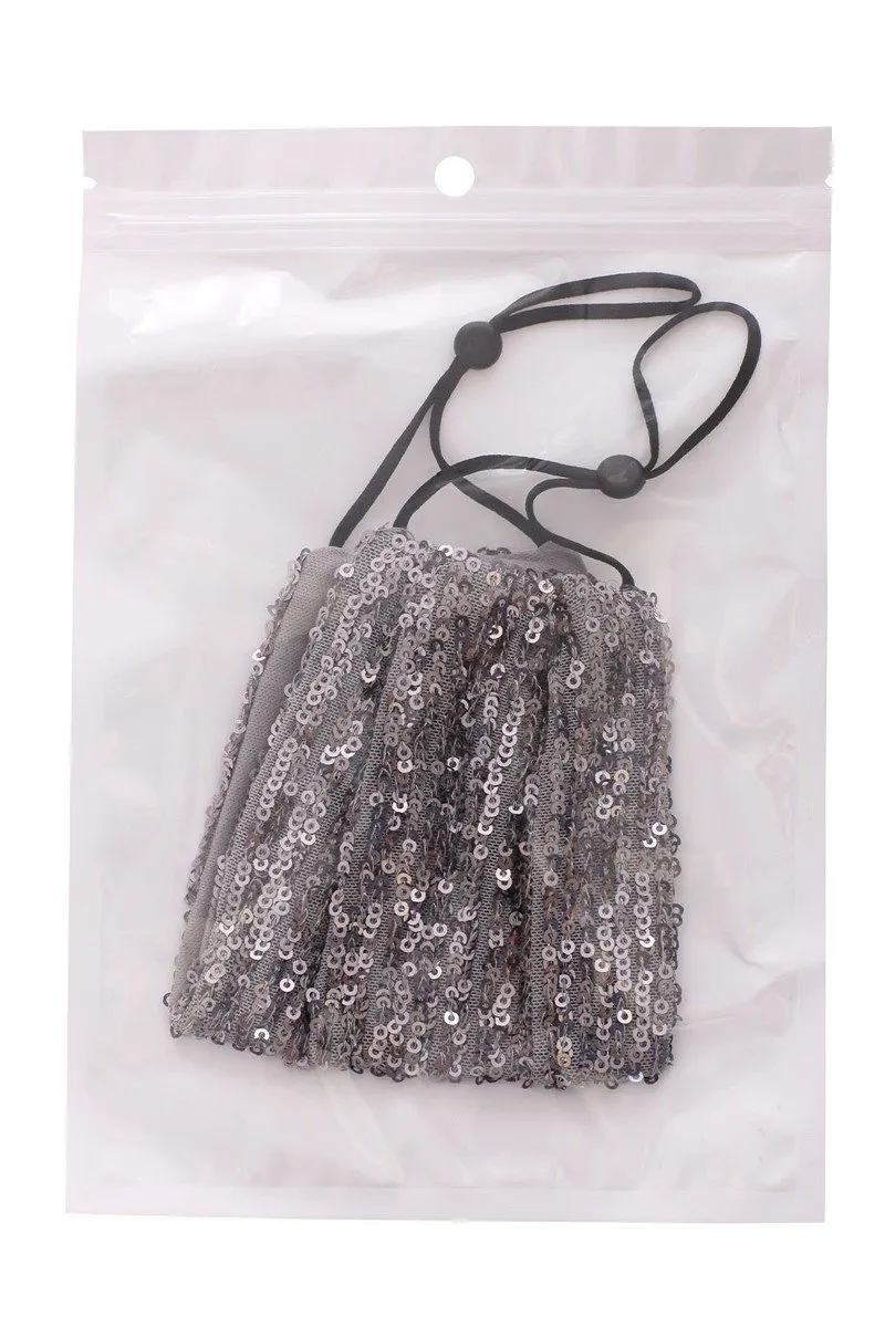 3D Sequin Facemask