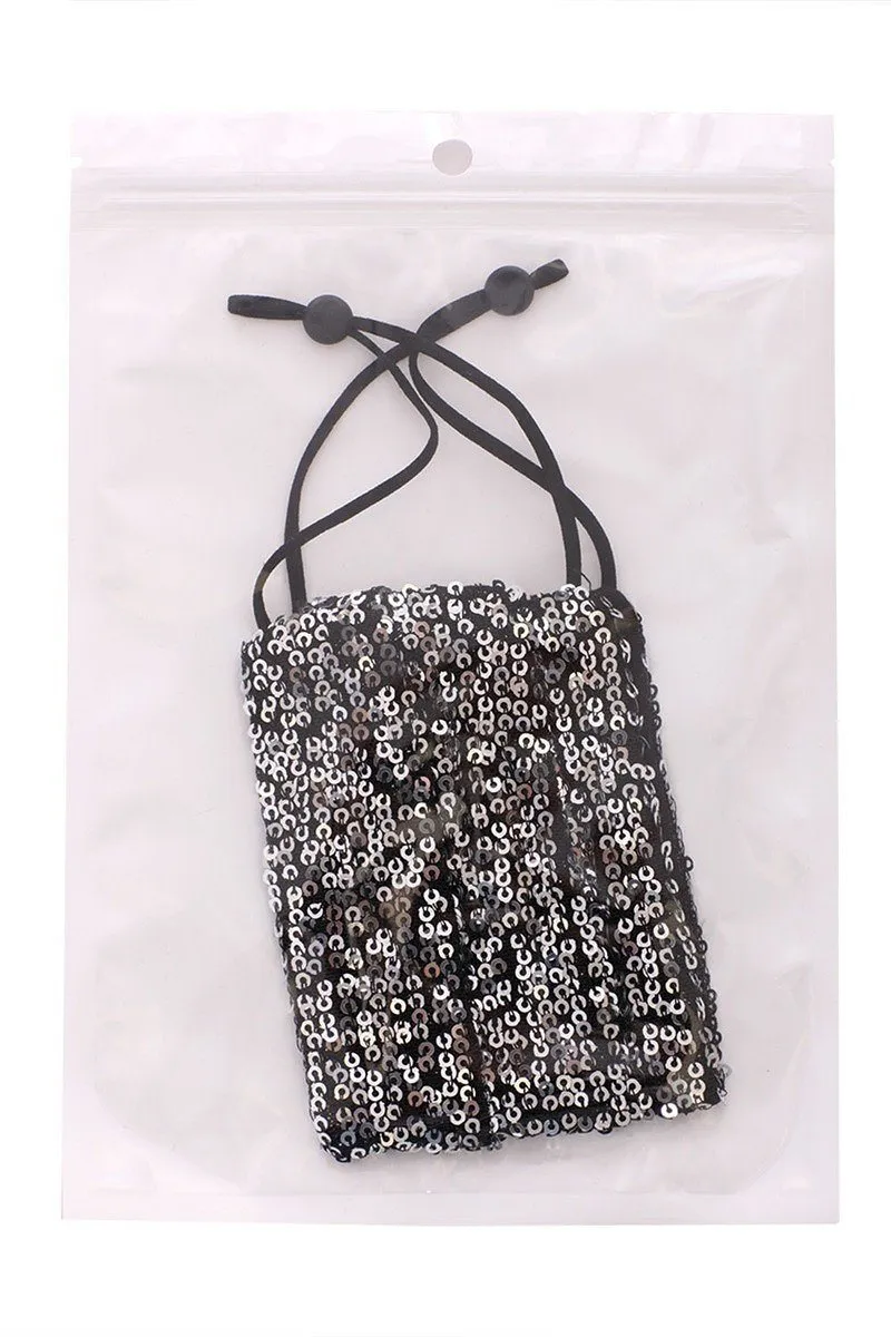3D Sequin Facemask