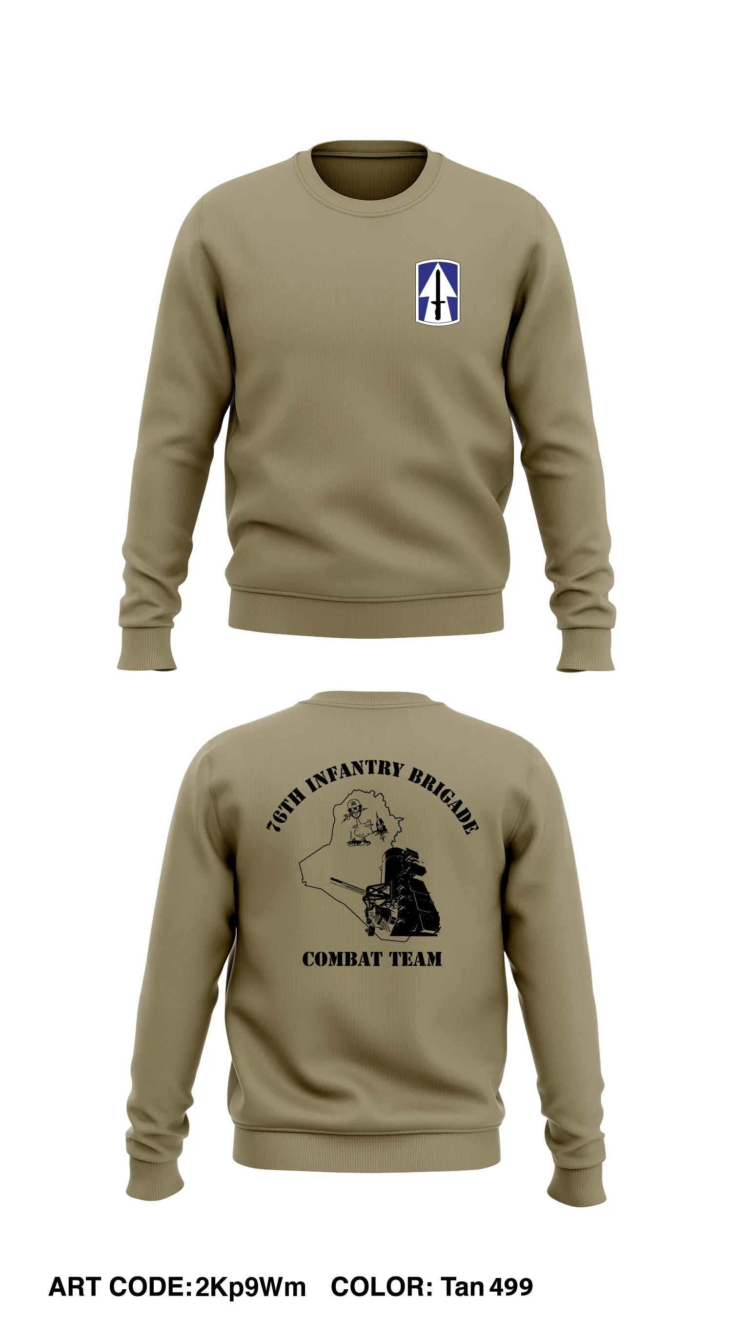 76th IBCT Core Men's Crewneck Performance Sweatshirt - 2Kp9Wm