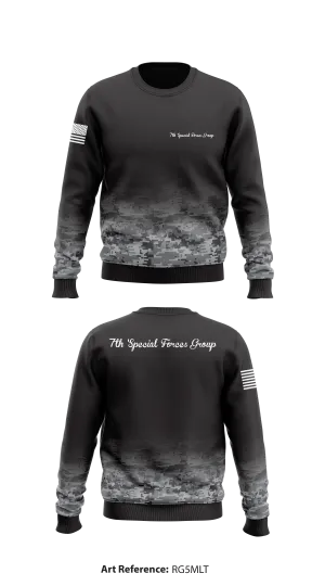 7th Special Forces Group Store 1 Core Men's Crewneck Performance Sweatshirt - Rg5MLT