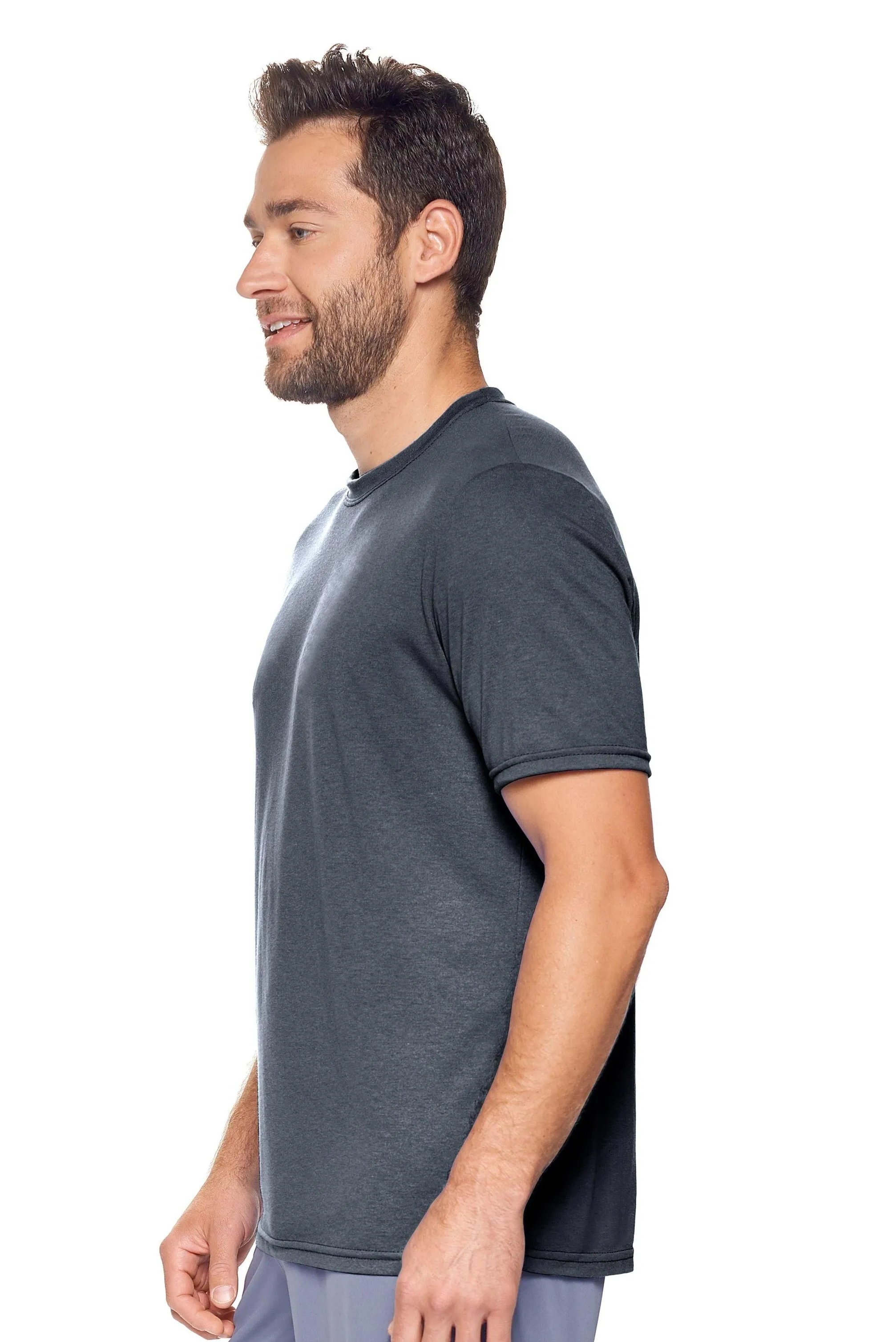 AA801 Performance Heather Crewneck