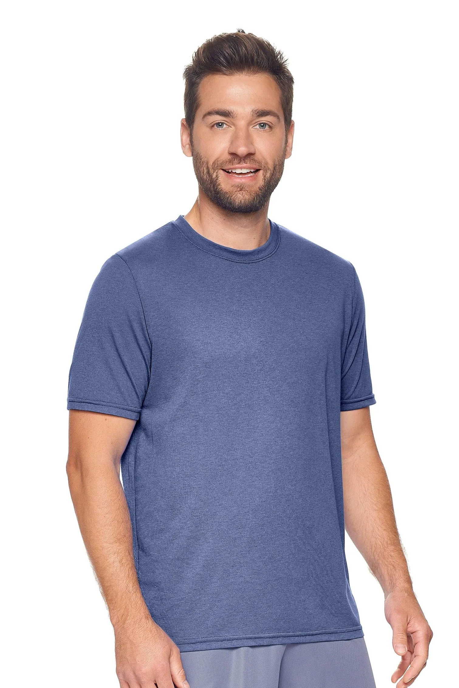 AA801 Performance Heather Crewneck