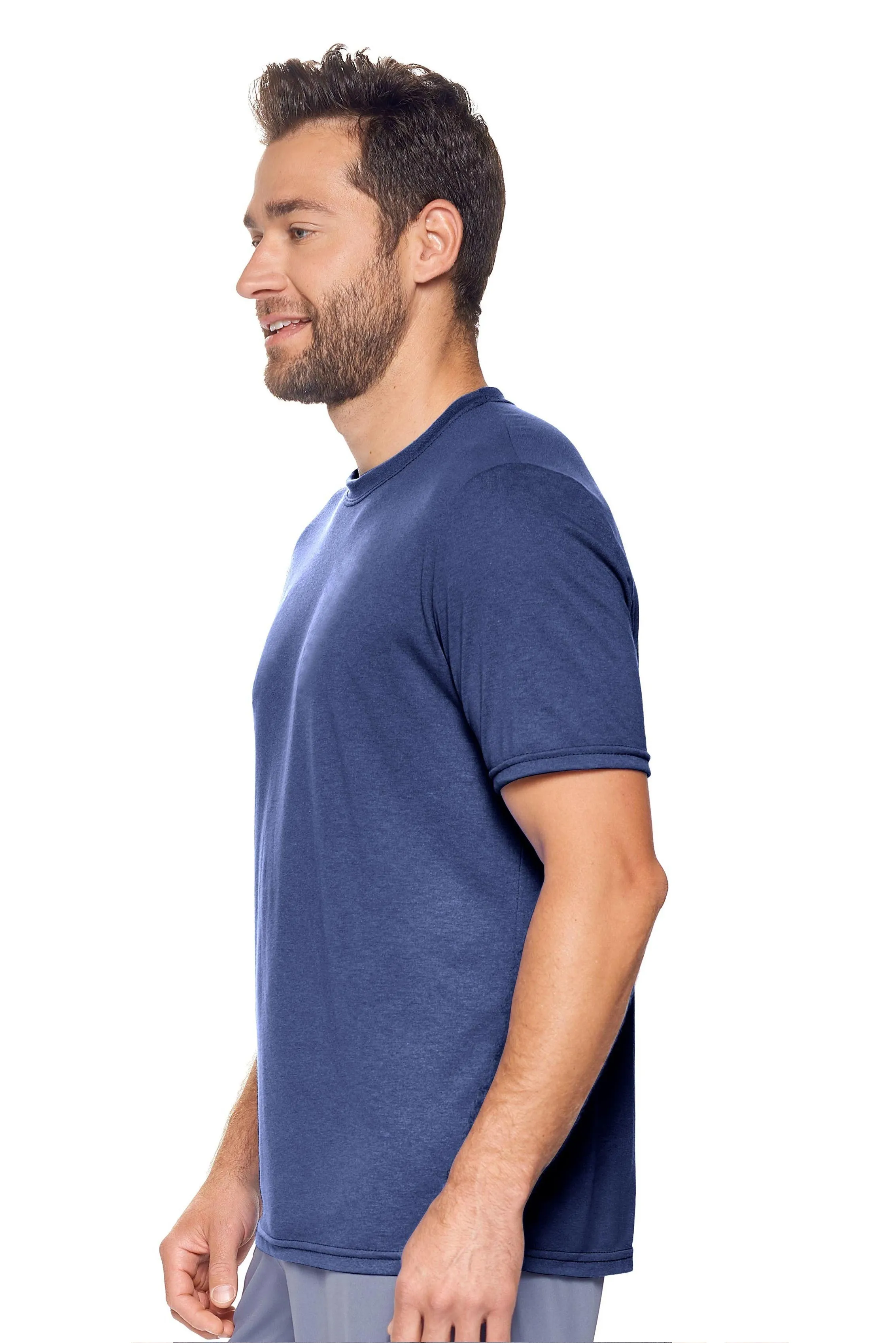 AA801 Performance Heather Crewneck