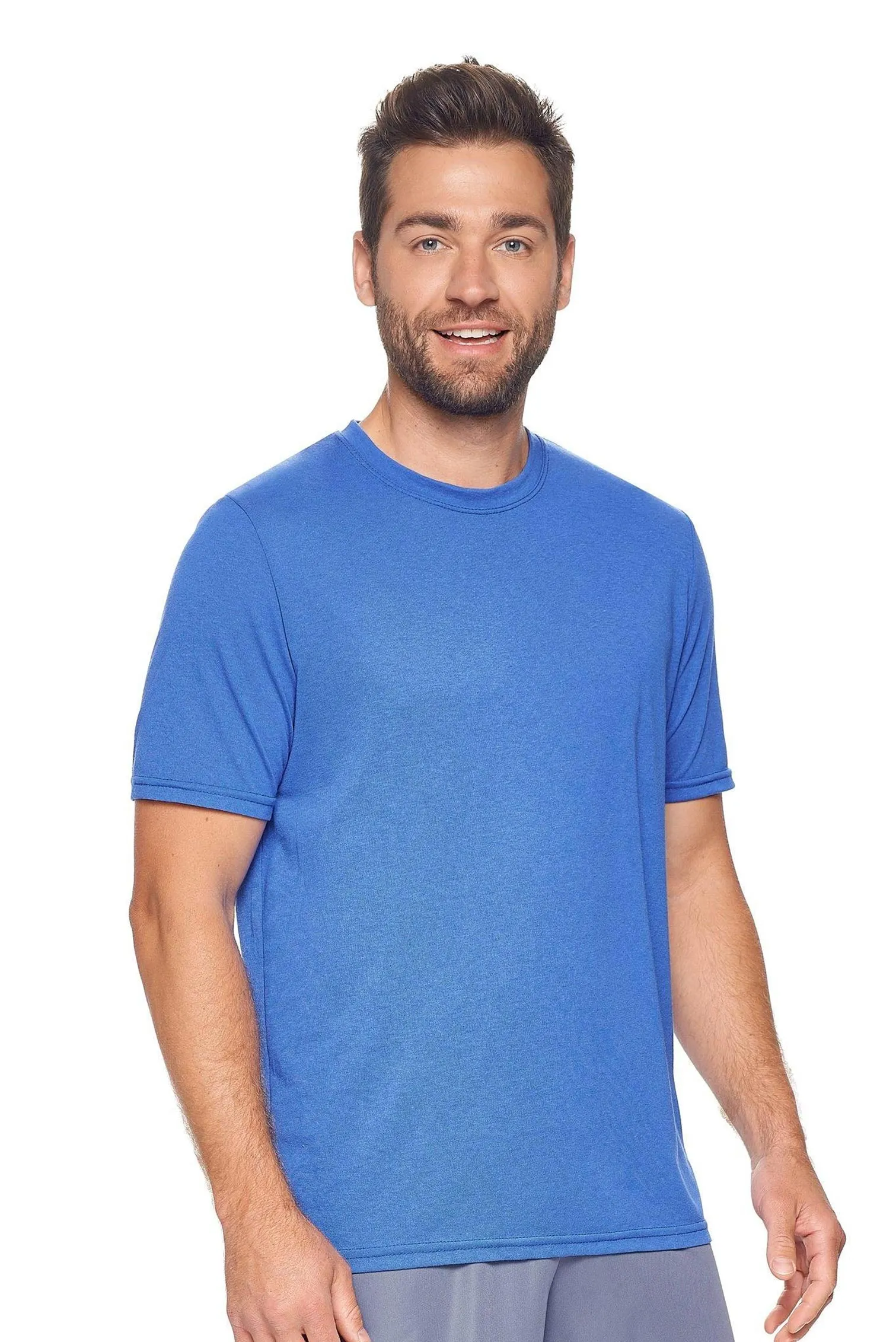 AA801 Performance Heather Crewneck