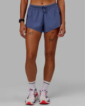 Accelerate 3" Run Shorts - Future Dusk