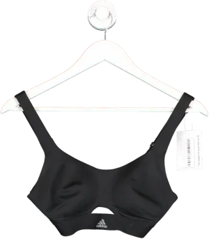 adidas Black Stronger For It Soft Sports Bra With Convertible Straps No Size