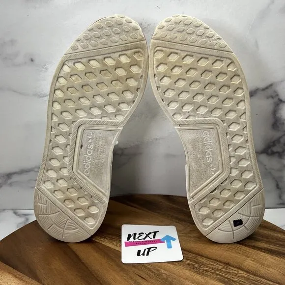 adidas NMD R1 Pride LGBTQ White 2020 Sneakers Shoes Mens size 9 fits Womens 10.5