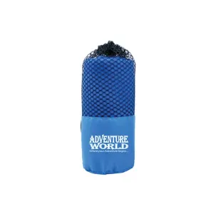 Adventure World Microfibre Gym Towel (Blue)