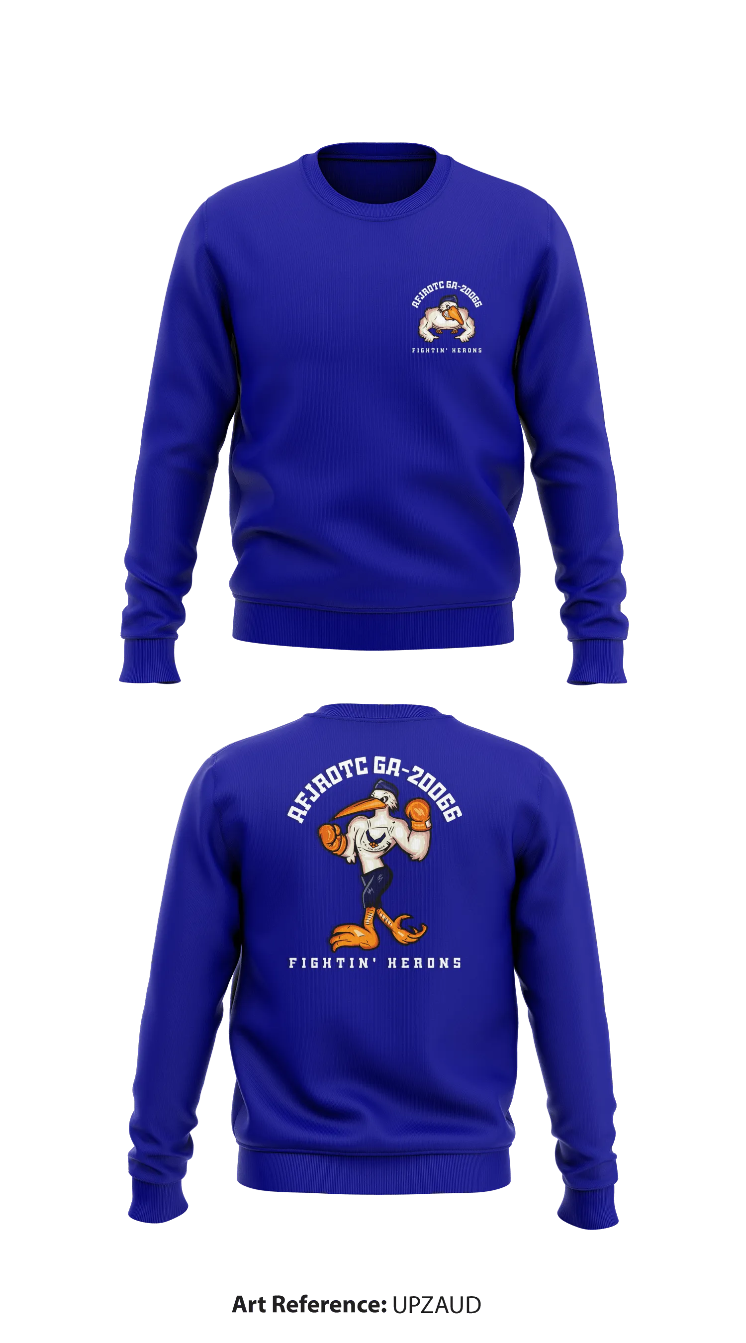 AFJROTC GA-20066 Store 1 Core Men's Crewneck Performance Sweatshirt - UPzaUd