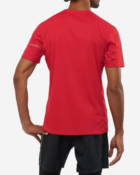 Agile SS Tee M - Goji Berry