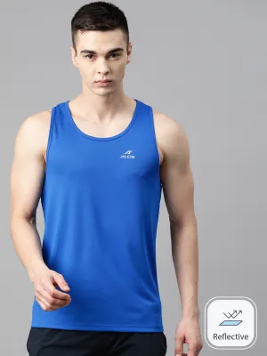Alcis Men Anti Static Reflective Slim Fit Sports T-shirt