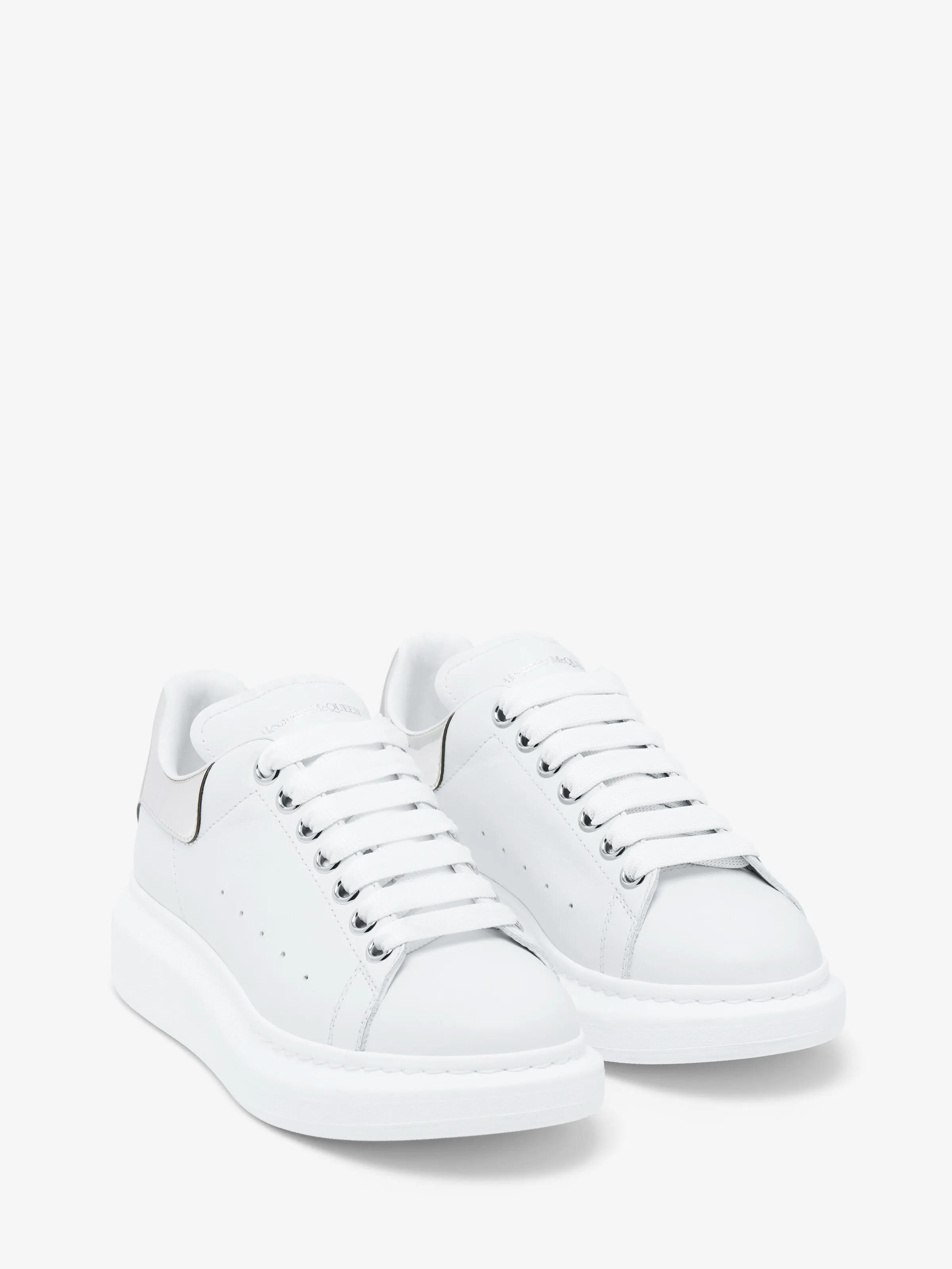 Alexander McQueen Sneaker in Off-White Mirror