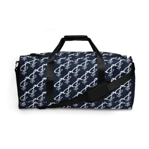 All-Over Print Navy Duffle