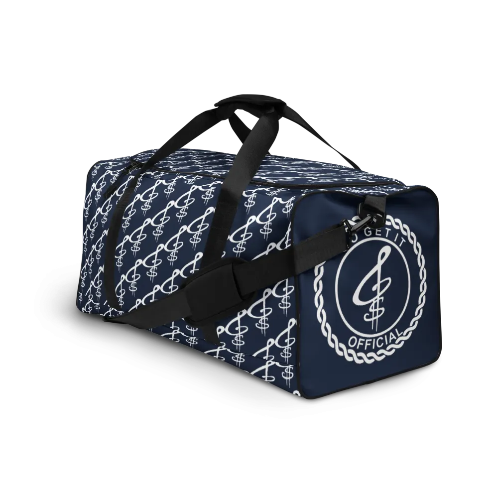 All-Over Print Navy Duffle