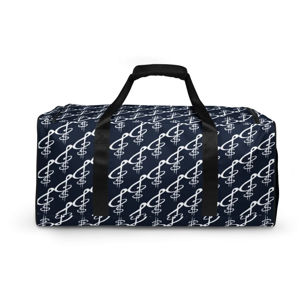 All-Over Print Navy Duffle