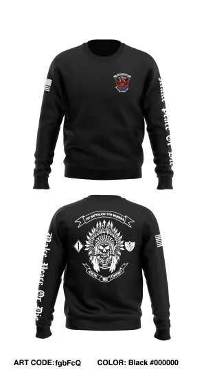 Alpha Co. 1st BN, 5th Marine Regiment Store 1 Core Men's Crewneck Performance Sweatshirt - fgbFcQ