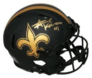 ALVIN KAMARA SIGNED NEW ORLEANS SAINTS ECLIPSE AUTHENTIC SPEED HELMET BECKETT