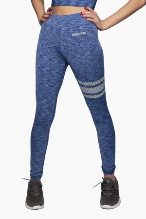 Aqua Glow - High waisted Leggings