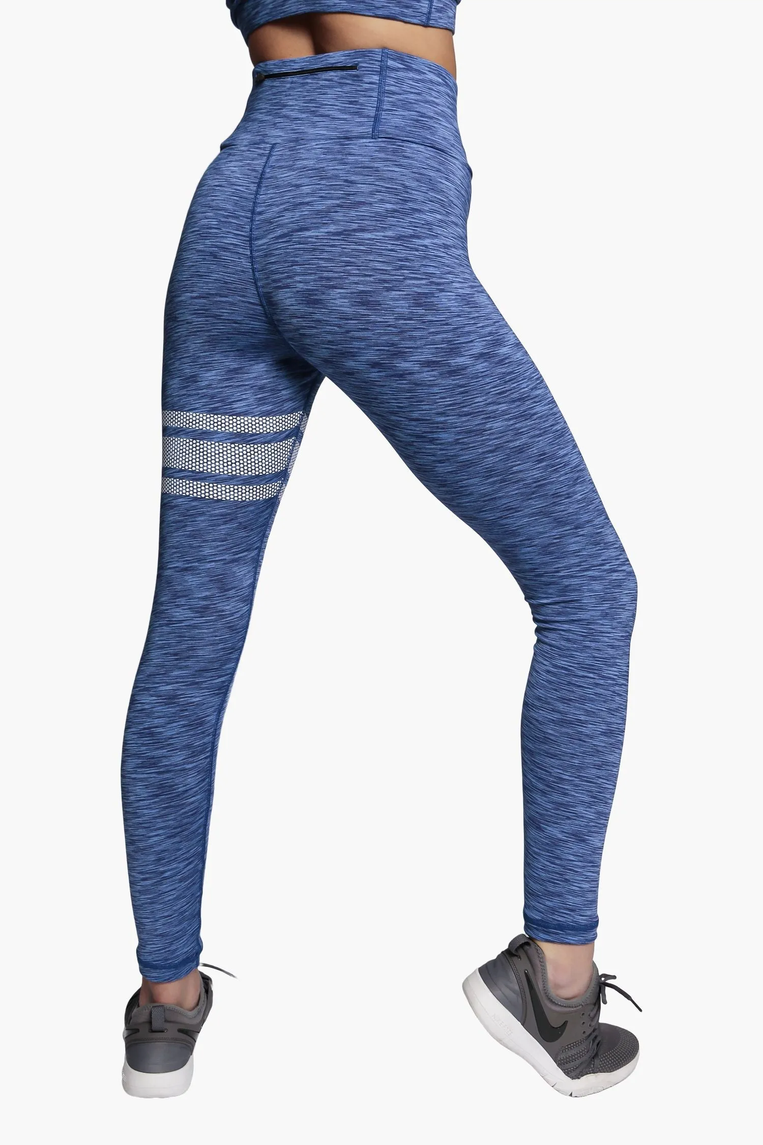 Aqua Glow - High waisted Leggings