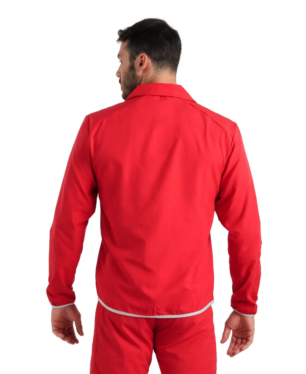 Arena Team Unisex Panel Jacket -  Red