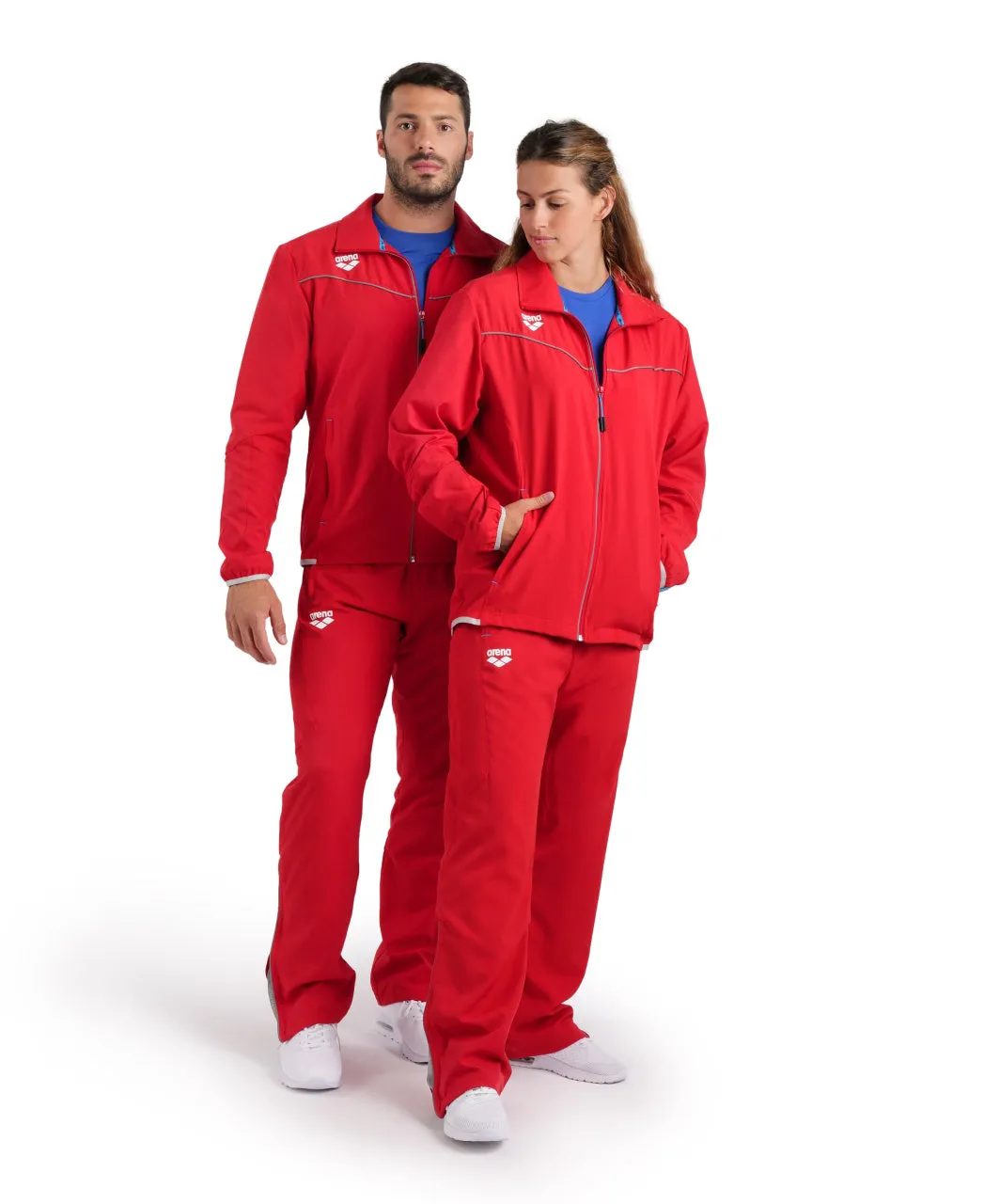 Arena Team Unisex Panel Jacket -  Red