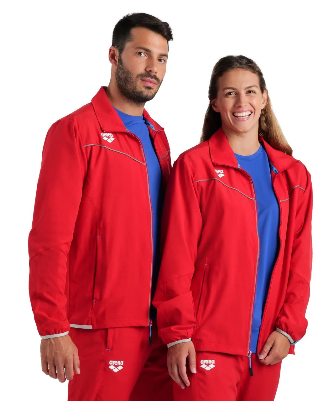 Arena Team Unisex Panel Jacket -  Red