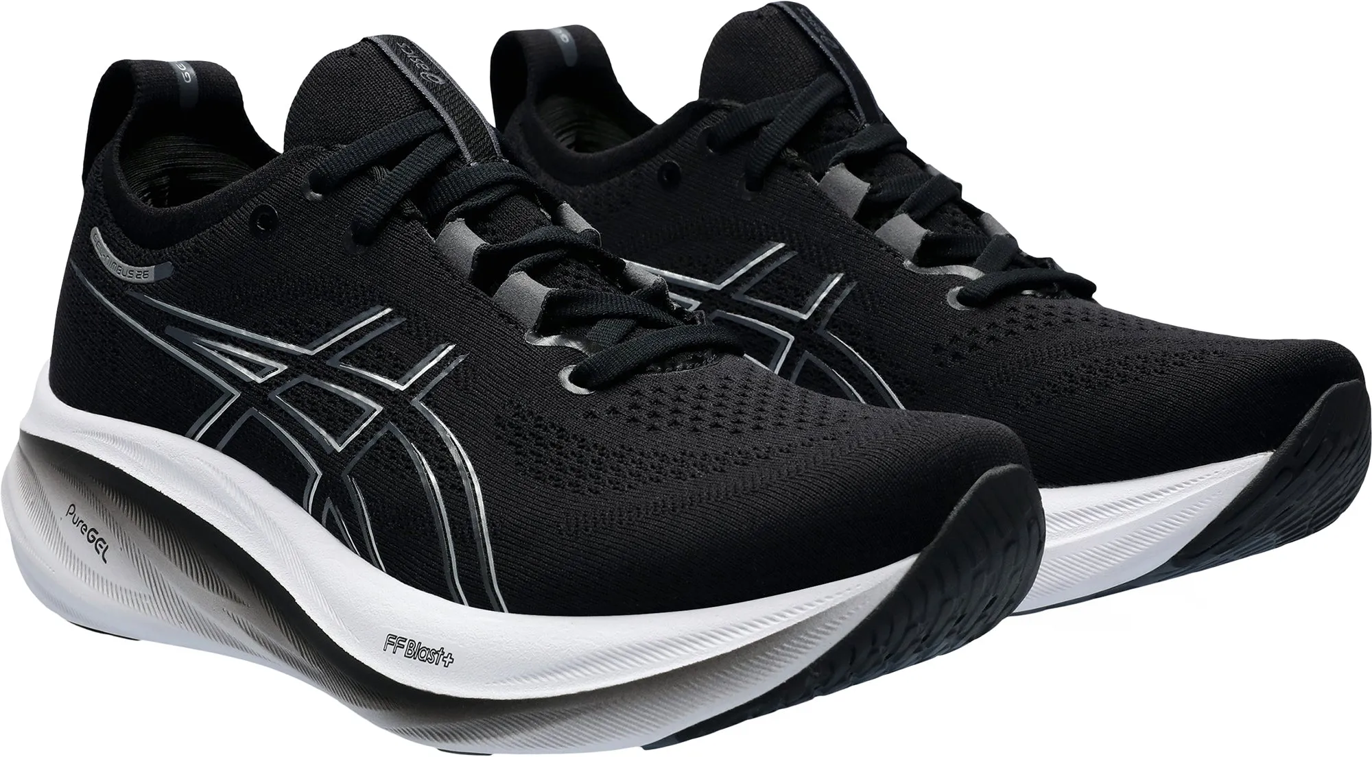 Asics Gel Nimbus 26 Womens Running Shoes - Black