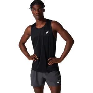 ASICS Silver Mens Running Singlet