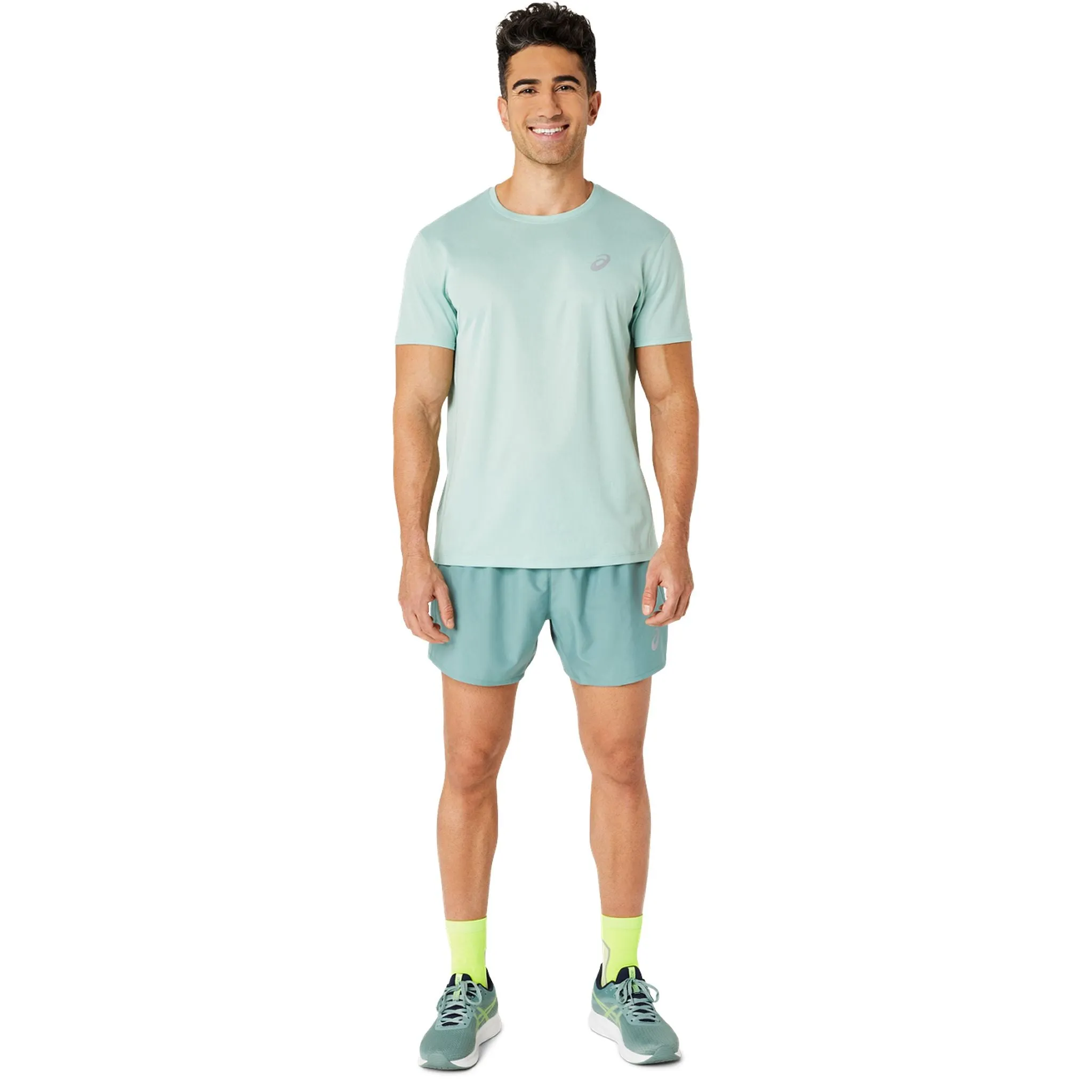 ASICS Silver Mens Running Tee