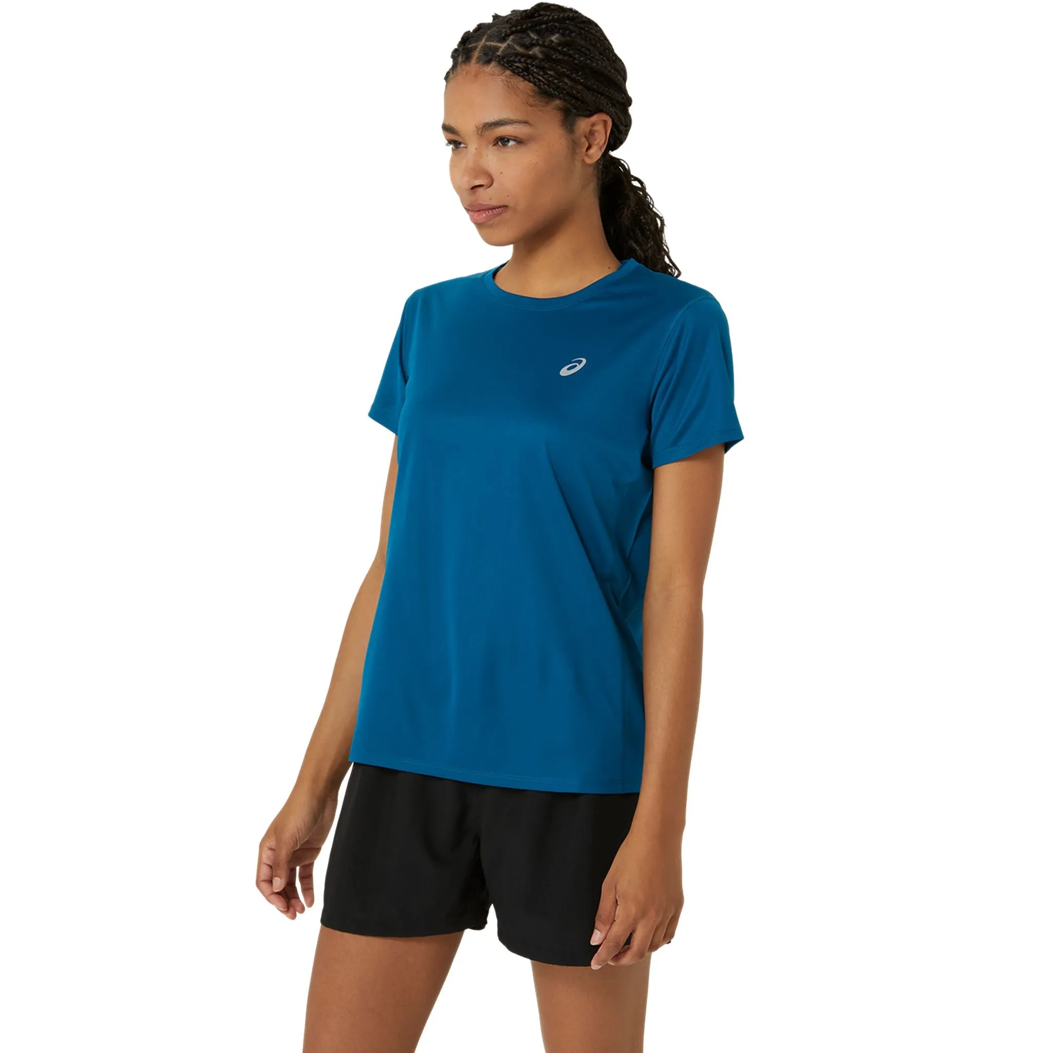 ASICS Silver Womens Running Tee