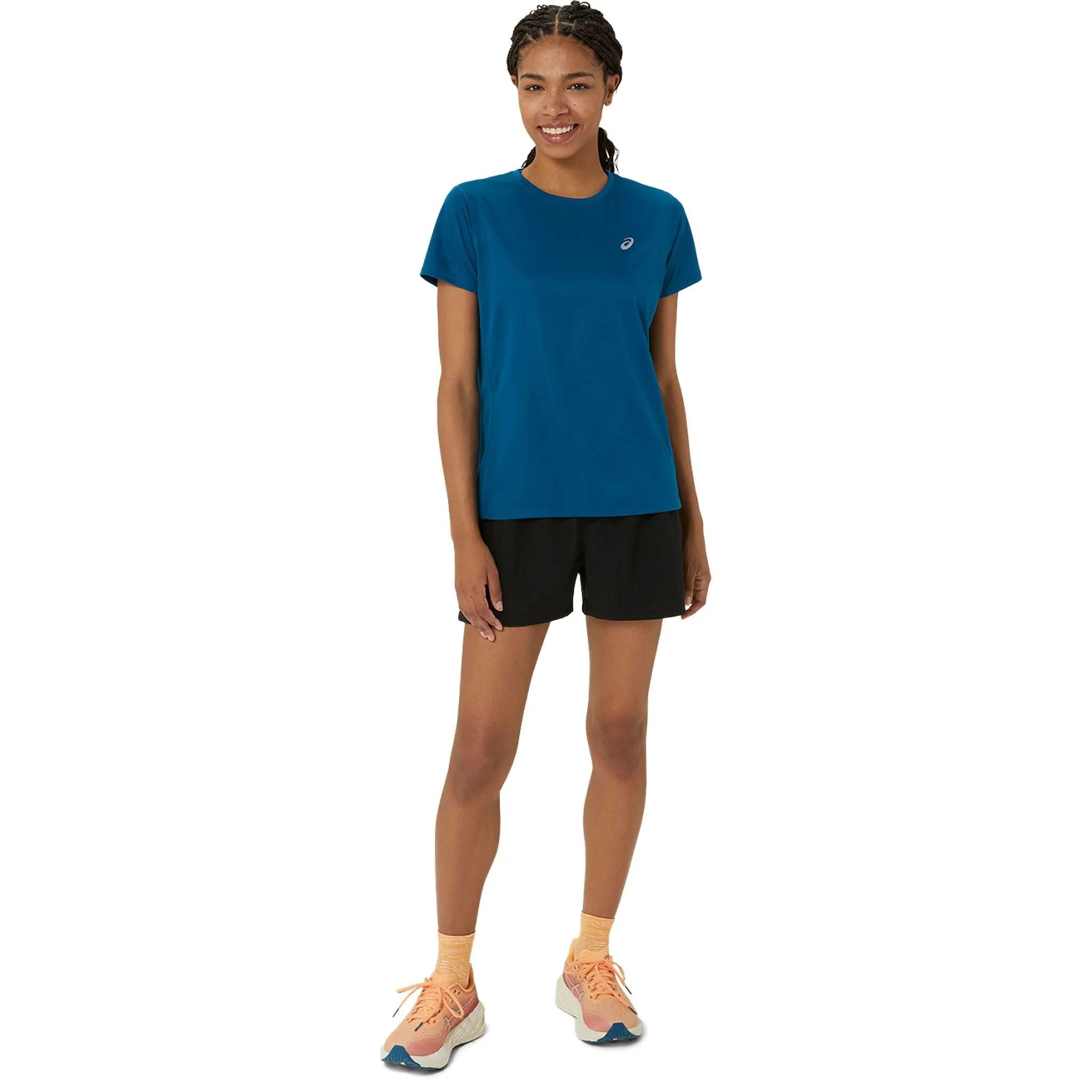 ASICS Silver Womens Running Tee