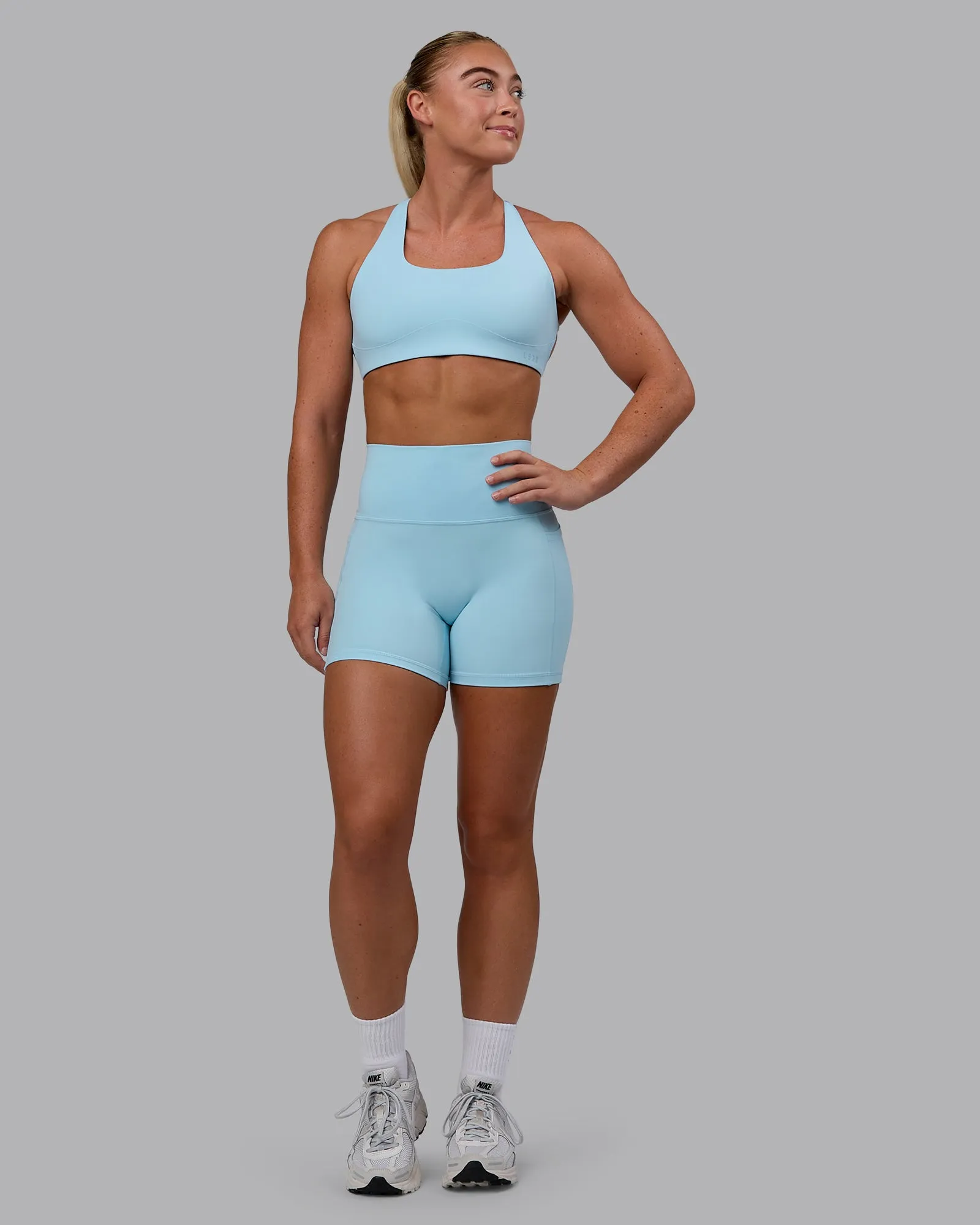 Aspire Sports Bra - Glacial Blue