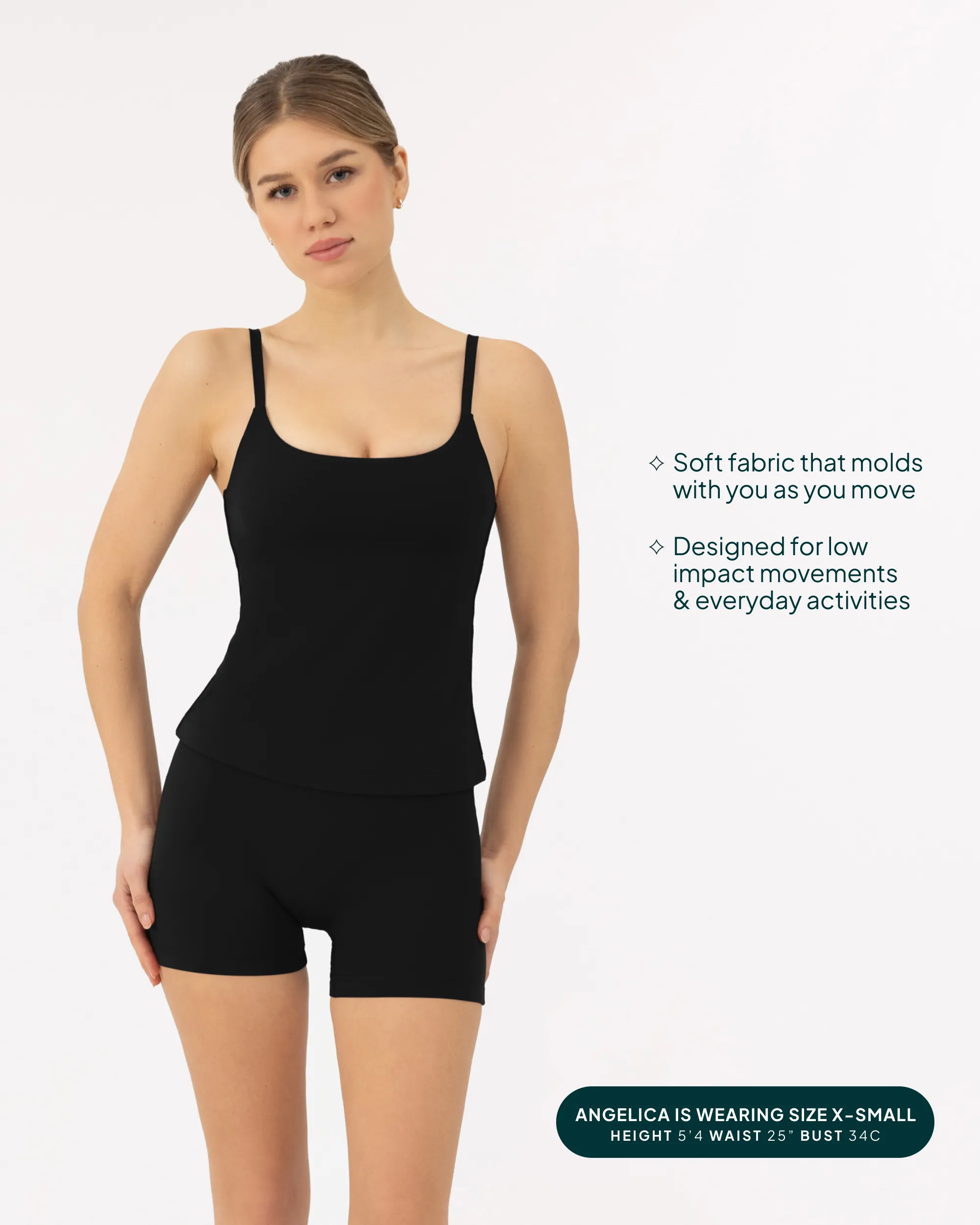 Athleisure Padded Cami Tank Top
