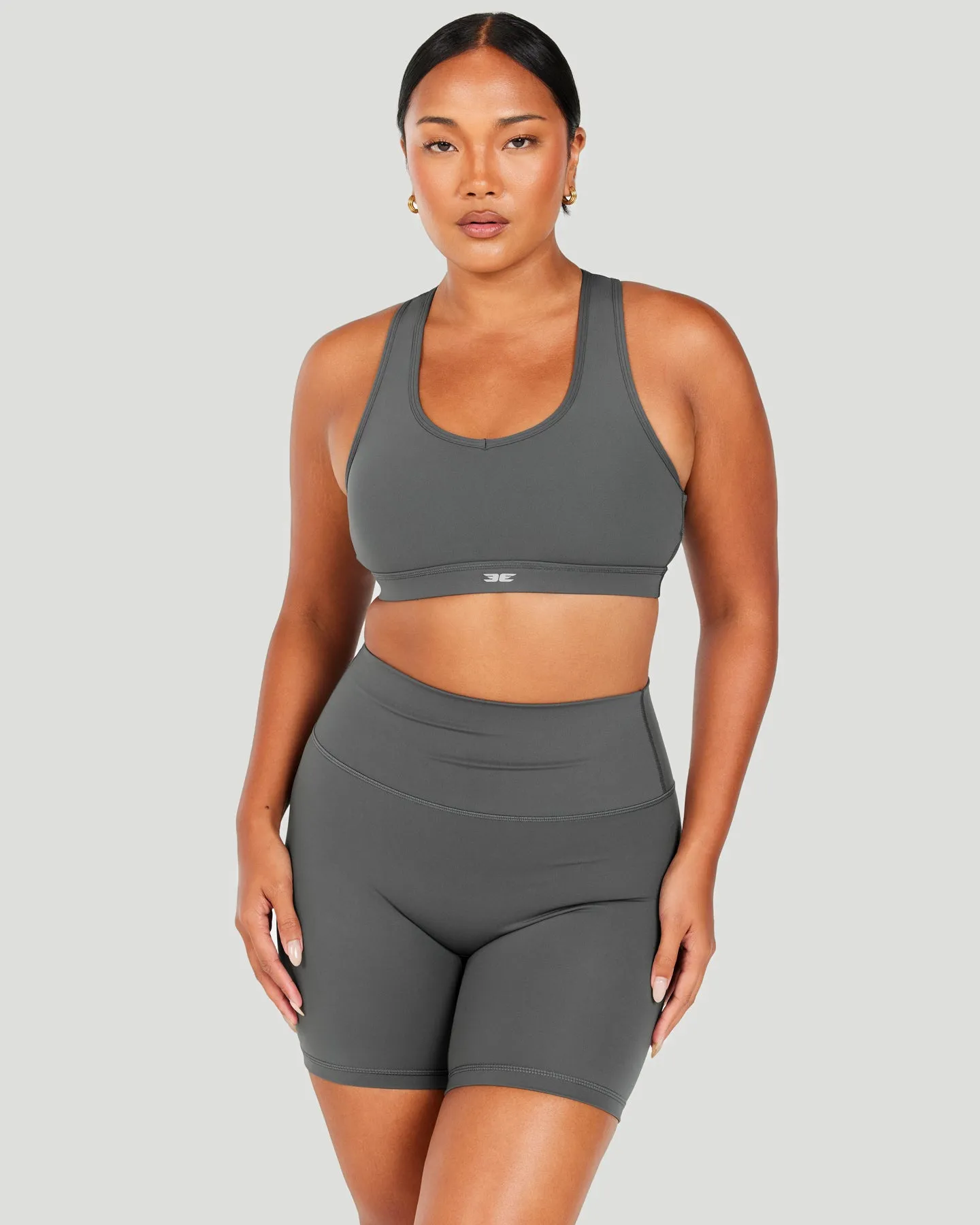 Aura Mesh Bra - Cloud Grey